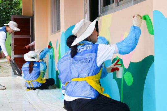 KT&G Social Welfare Foundation Kirim Tim Relawan Mahasiswa "SangSang Withus" ke Indonesia