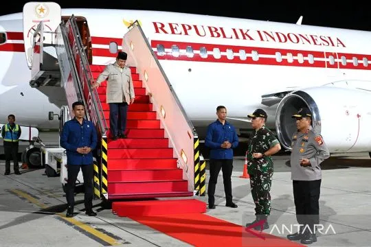 Presiden Prabowo tiba di Tanah Air usai kunjungi India dan Malaysia