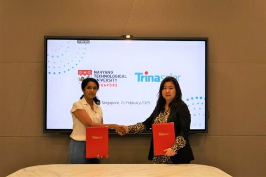 NTU Singapore dan Trinasolar Kembangkan Solusi Penyimpanan Energi Pintar yang Didukung AI