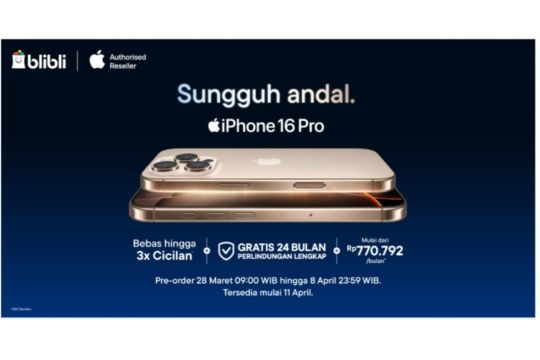 iPhone 16 sudah bisa dipesan, cek promonya di lokapasar