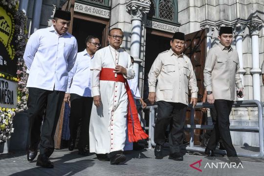 Presiden Prabowo Subianto melayat Mgr. Petrus Turang