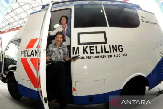 Rabu, layanan SIM Keliling tersedia di lima lokasi DKI Jakarta