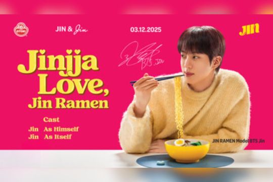 OTOKI Lansir Video "Promosi Jin Ramen" yang Dibintangi Jin dari BTS, Gelar Program Promosi Global
