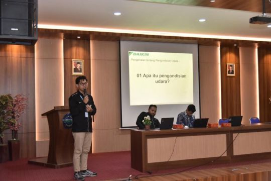 Daikin tingkatkan kompetensi mahasiswa melalui materi tata udara