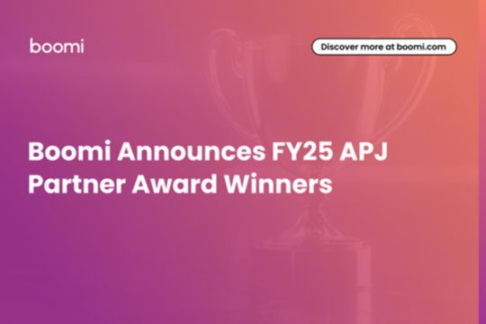 Boomi Umumkan Pemenang FY25 APJ Partner Award