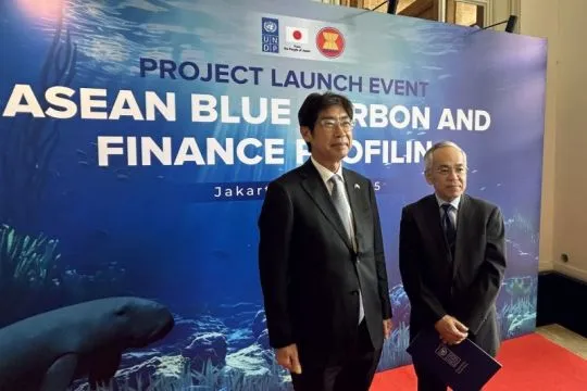 Jepang dukung pendanaan untuk ASEAN maksimalkan potensi karbon biru