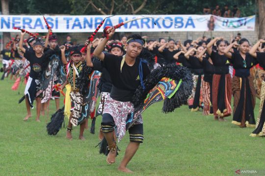 Tari Beksan Jaranan peringatan Hari Anti Narkotika