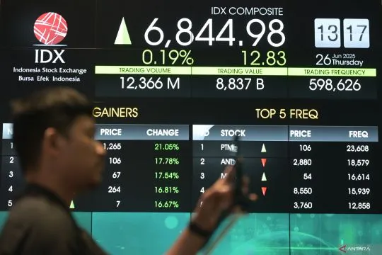 IHSG mendatar di tengah pasar cermati intervensi Trump ke The Fed