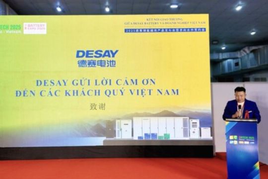 Desay Battery Pamerkan Rangkaian Lengkap Solusi Penyimpanan Energi di Battery Expo 2025, Vietnam