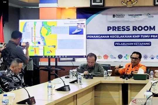 KNKT kerahkan ROV deteksi bangkai KMP Tunu di Selat Bali
