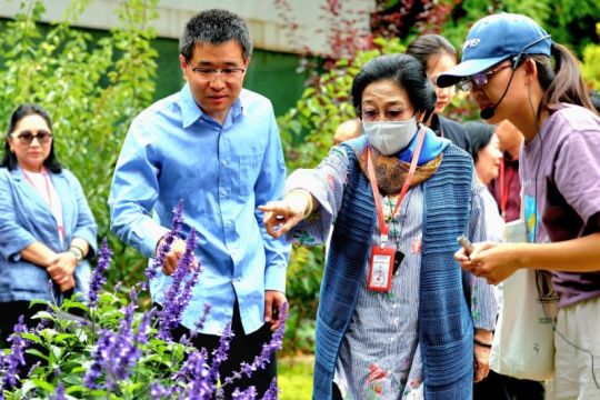 Megawati harap seluruh anak Indonesia peduli lingkungan dan tanaman
