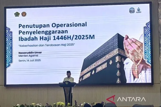 Menteri Agama tutup operasional haji 2025