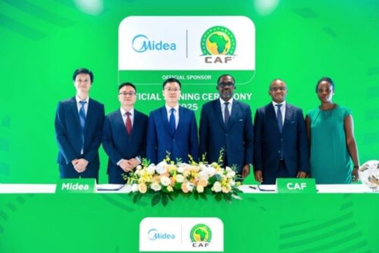 Midea Bermitra dengan CAF, Jadi Sponsor Resmi TotalEnergies CAF AFCON 2025