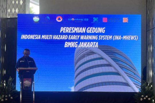 Proyek Gedung Indonesia Multi Hazard Early Warning System rampung