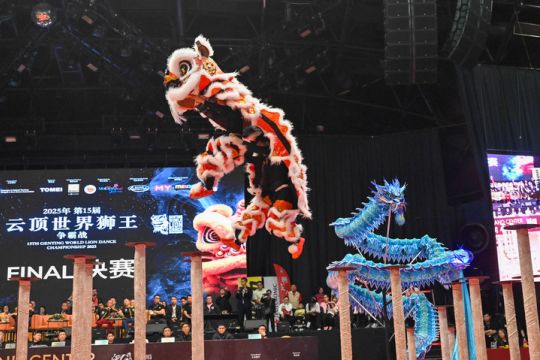 Mengintip aksi spektakuler di Kejuaraan Dunia Barongsai Genting