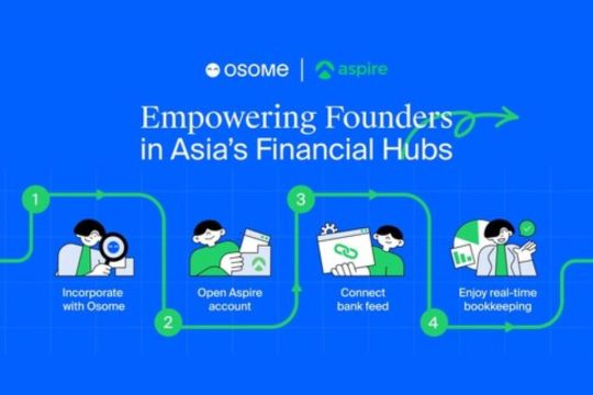 Osome dan Aspire Bantu Pendiri Perusahaan Menghemat Waktu lewat Inovasi Teknologi