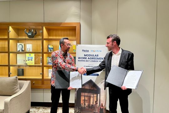 WIKA Gedung Tingkatkan Pengembangan Marina Bay Lombok dengan Pembangunan Villa Modular