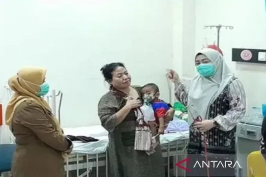Dinas Kesehatan menetapkan Bangkalan darurat penyakit campak