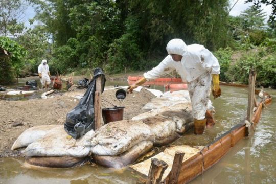 Presdir Vale Indonesia duga kebocoran pipa minyak karena gempa bumi