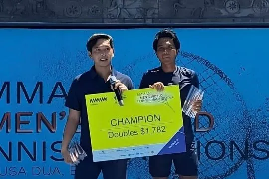 Christopher Rungkat/Rifqi Fitriadi melaju ke semifinal M15 Phan Thiet