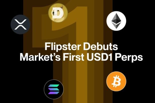 Flipster Menjadi yang Pertama Meluncurkan USD1 Perps untuk Pair: BTC, ETH, SOL, XRP, dan DOGE di Market