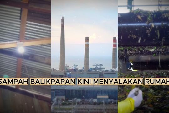 Sampah Balikpapan kini menyalakan rumah