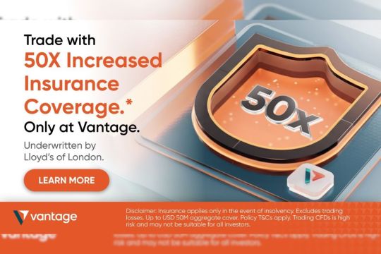 Vantage Semakin Berkomitmen Melindungi Klien dengan Menyediakan Proteksi Asuransi Senilai 50 Juta USD