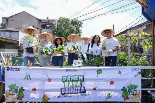 Peringati Hari Pangan Sedunia, BRI Peduli komitmen dukung ketahanan pangan melalui panen raya BRInita
