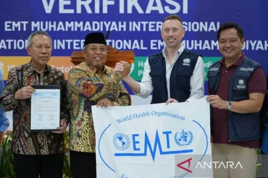 Muhammadiyah jadi EMT pertama Indonesia yang terverifikasi standar WHO
