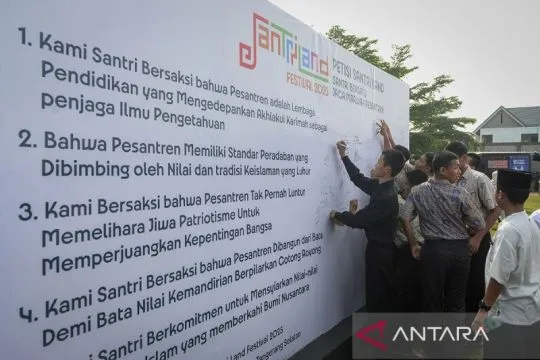Ribuan santri sepakati petisi bangun negeri dalam Santri Land Festival