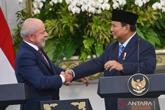 Presiden Lula dorong perdagangan RI-Brazil tanpa dolar AS