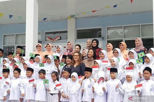 Ibu Negara Brasil berpesan utamakan pangan lokal untuk kesuksesan MBG