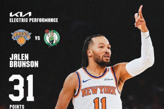 Knicks perpanjang dominasi atas Nets jadi 12 kemenangan beruntun