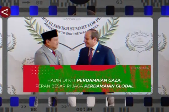 Hadir di KTT Perdamaian Gaza, Peran besar RI jaga perdamaian global