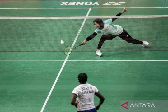 Qonitah juara bulu tangkis SL3 Polytron Para Badminton 2025 setelah menang WO atas pebulutangkis Nigeria