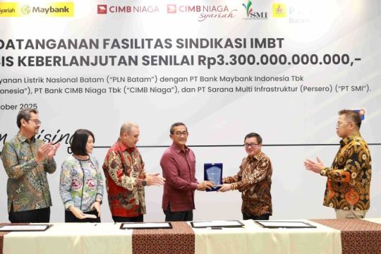 Maybank salurkan fasilitas pembiayaan syariah Rp1,1 T bagi PLTGU Batam