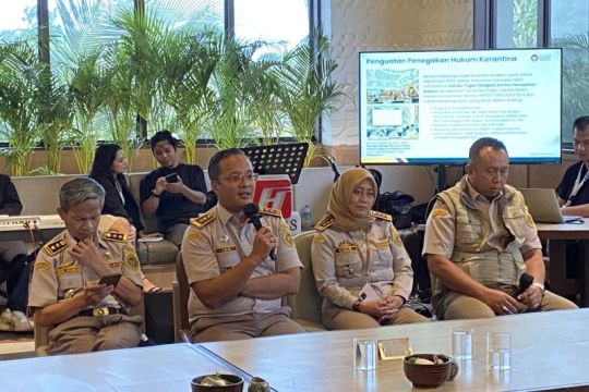 Barantin lakukan 1.891 penahanan dan 962 pemusnahan hingga Oktober