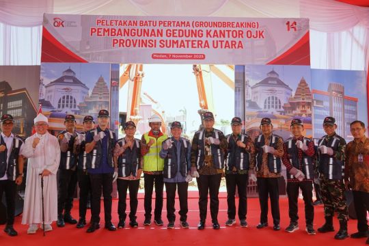 WEGE Mulai Bangun Kantor OJK Sumatera Utara