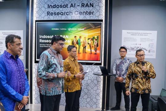 Indosat, Nokia, dan NVIDIA Resmikan AI-RAN Research Center, Dorong Inovasi Mobile AI dan Pertumbuhan Digital Indonesia