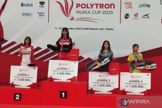 PB Djarum juara umum kejuaraan bulu tangkis Muria Cup Sirnas C 2025