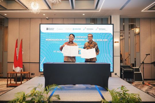 Pertamina Petrochemical Trading-Pupuk Kaltim perkuat industri soda ash