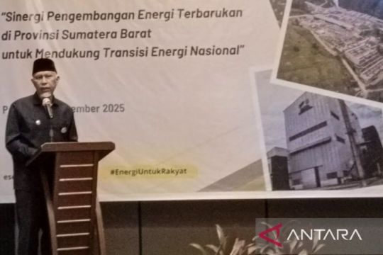 Sumbar targetkan implementasi 58,29 persen EBT pada 2030