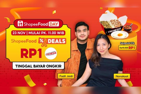 Spesial di 23 November Makan Enak Cuma Rp1? Yuk Ikutan Live Seru ShopeeFood Bareng Fadil Jaidi & Nanakoot!
