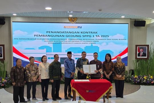 Kementerian PU teken kontrak untuk bangun SPPG di 152 lokasi