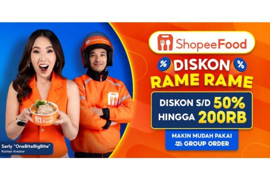 ShopeeFood dan Serly One Bite Big Bite beri diskon rame-rame