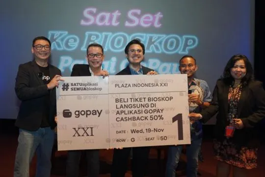GoPay hadirkan fitur pembelian tiket bioskop, gandeng Cinema XXI