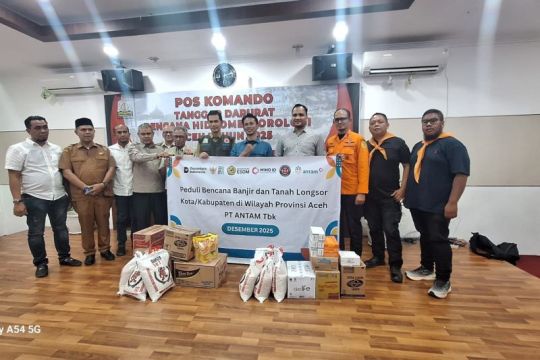 Antam salurkan bantuan ke korban bencana di Aceh