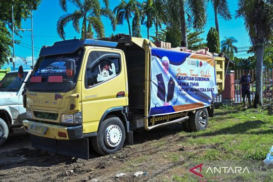 Sumbar terima Rp2,5 miliar bantuan penanganan bencana dari Jatim