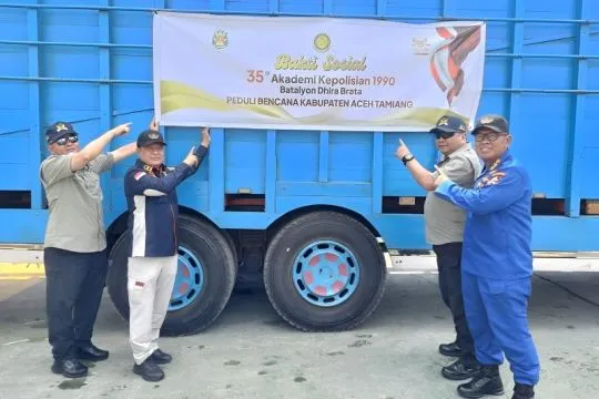 Alumni Akpol 1990 salurkan bantuan bagi warga Aceh Tamiang