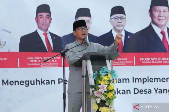 Mendes: Kopdes dan MBG kunci sukseskan pemerataan ekonomi desa